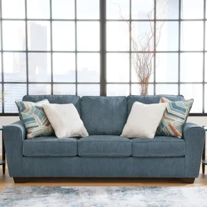 Cashton Casual Sofa for Living Room, Blue living room furniture